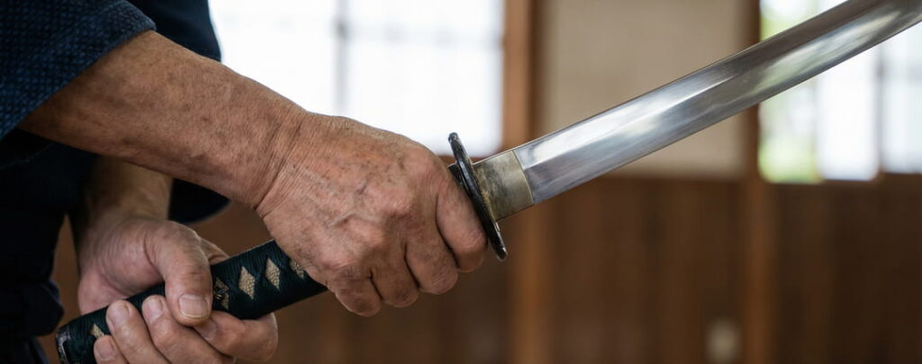 Välja japansk katana